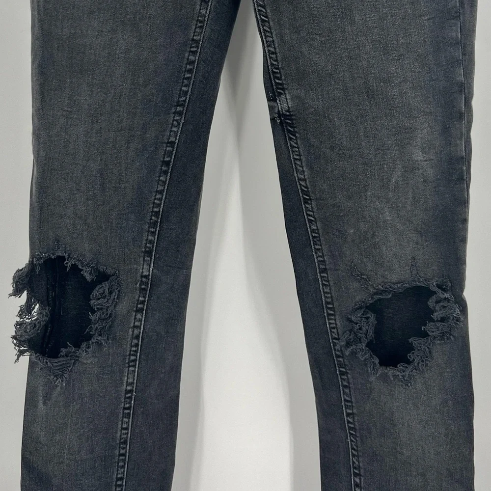Free People grey ribbed jeans size W27